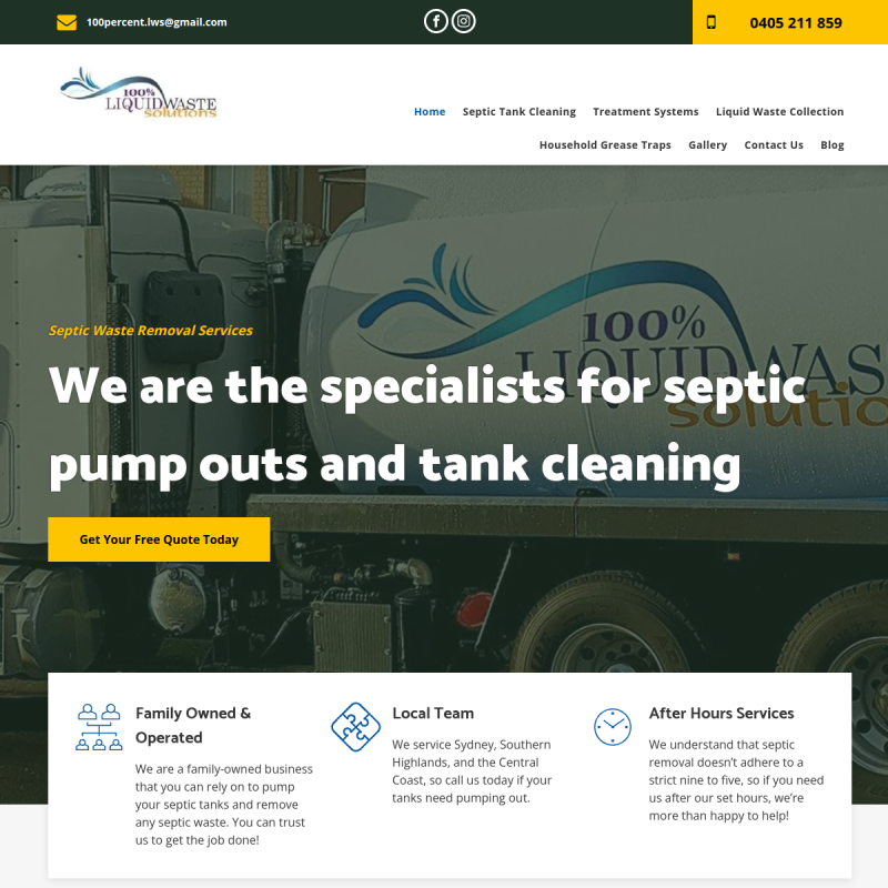 100 Liquid Waste Solutions