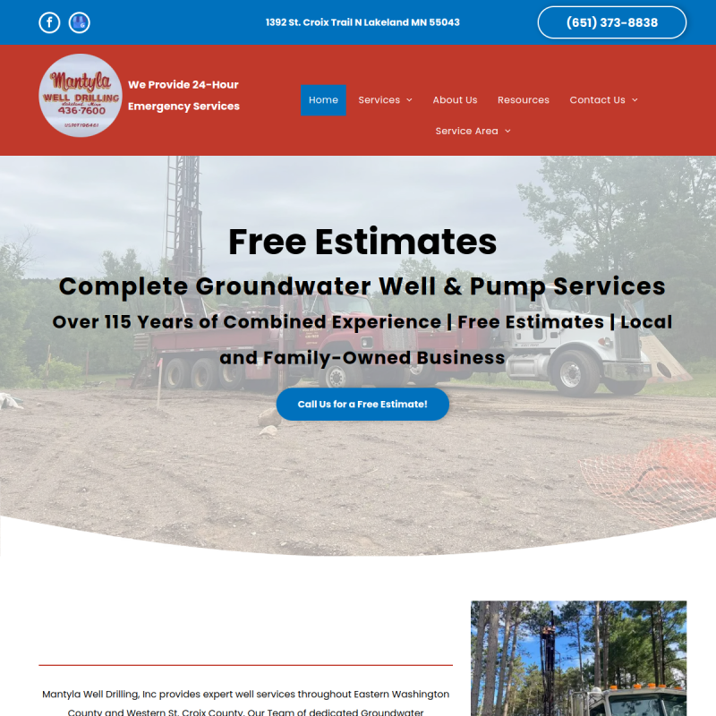 Mantyla Well Drilling Inc