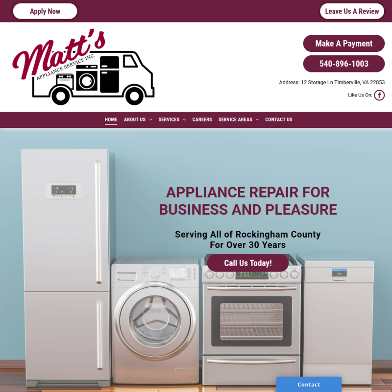 Matt's Appliance Service Inc