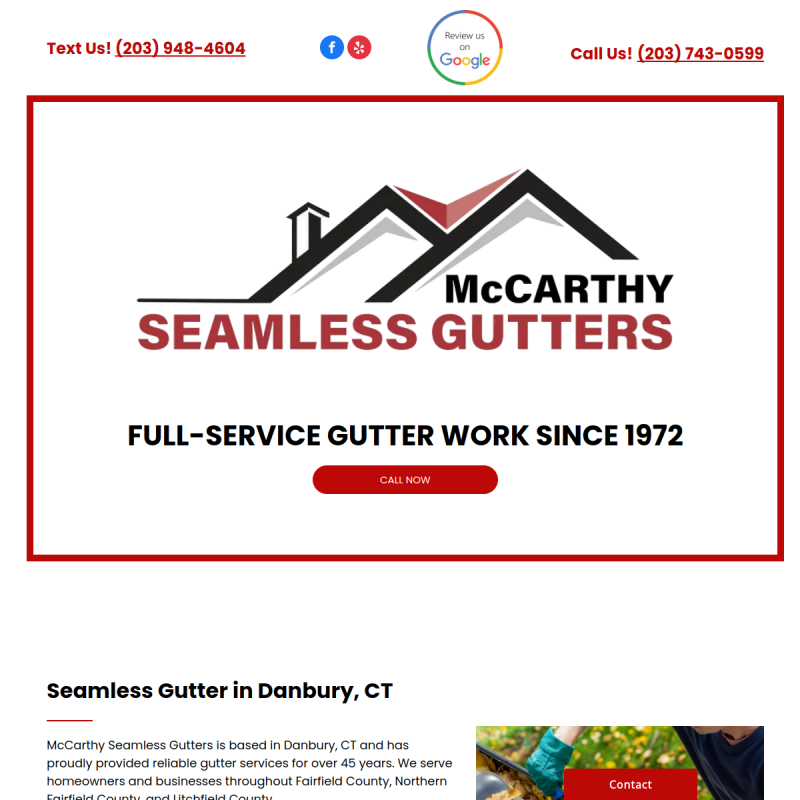 McCarthy Seamless Gutters