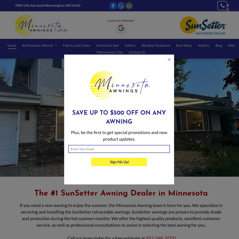 Minnesota Awnings