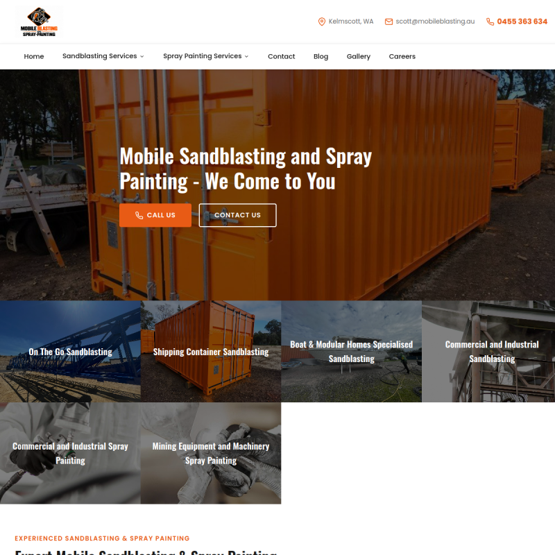 Mobile Sandblasting and Spray Painting