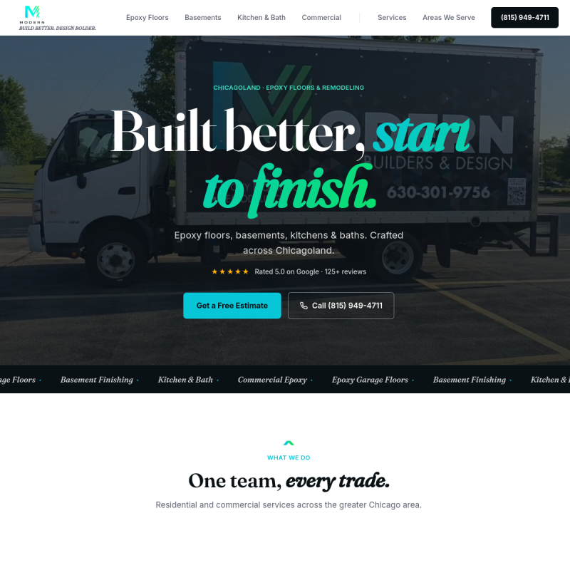 Modern Builders and Design