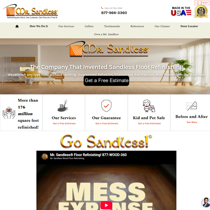 Mr. Sandless of Central Virginia