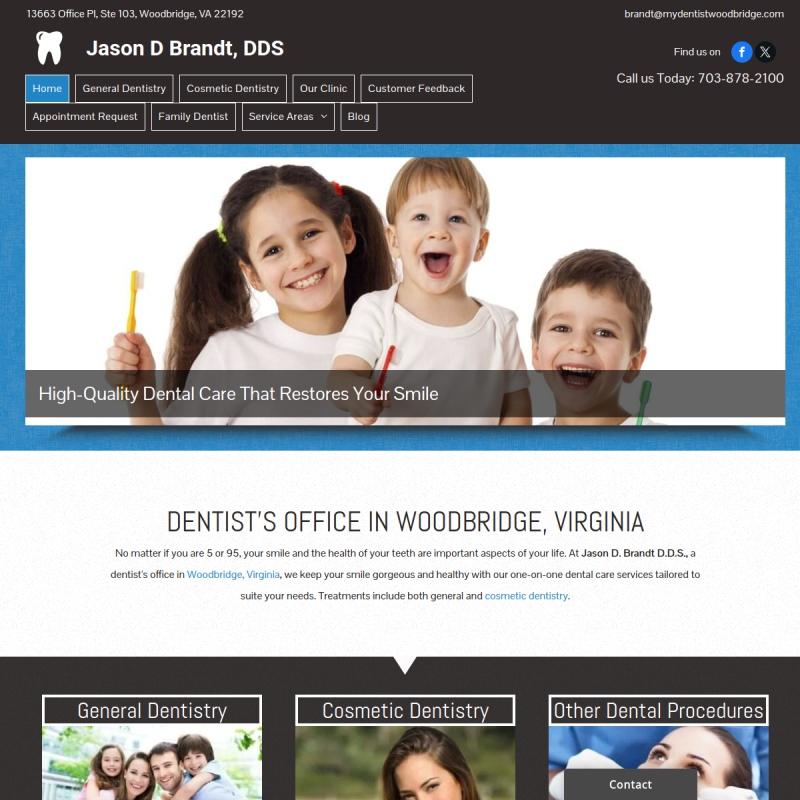 Jason D Brandt, DDS