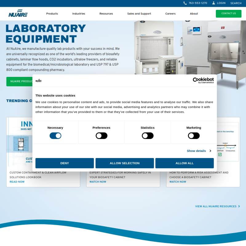 NuAire Laboratory Equipment