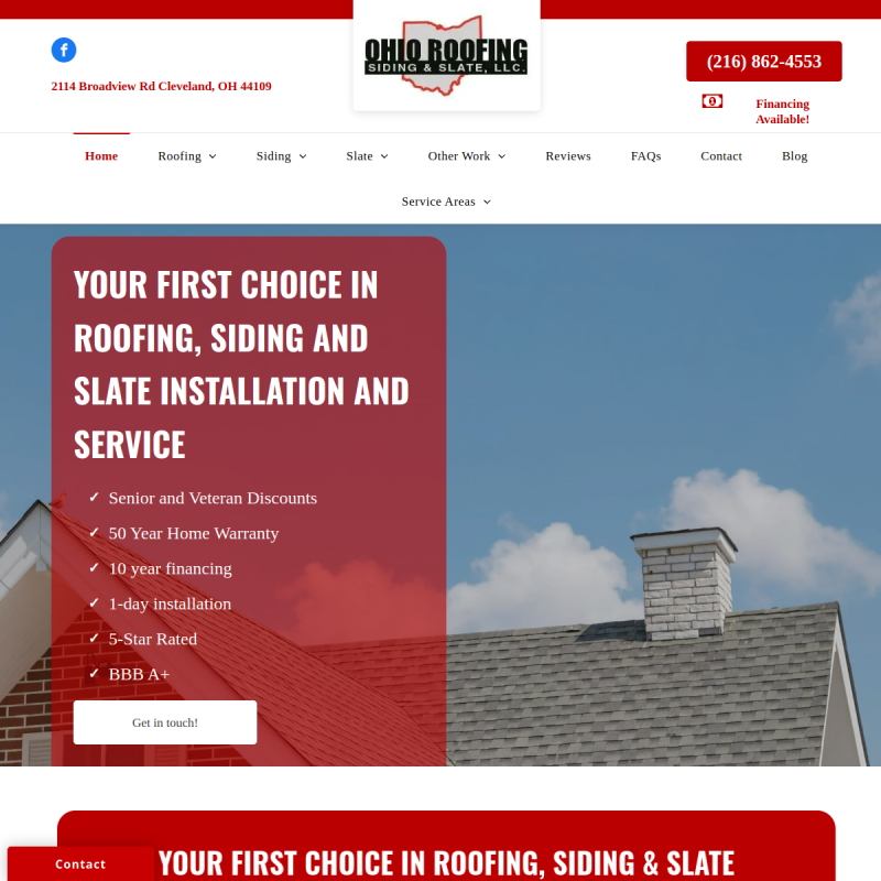 Ohio Roofing Siding and Slate LLC