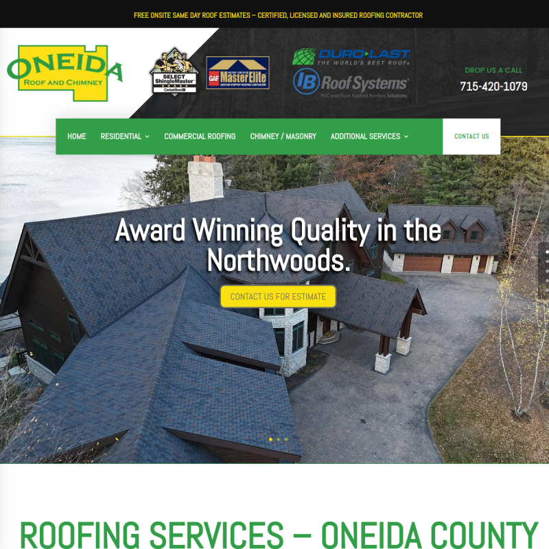 Oneida Roof & Chimney