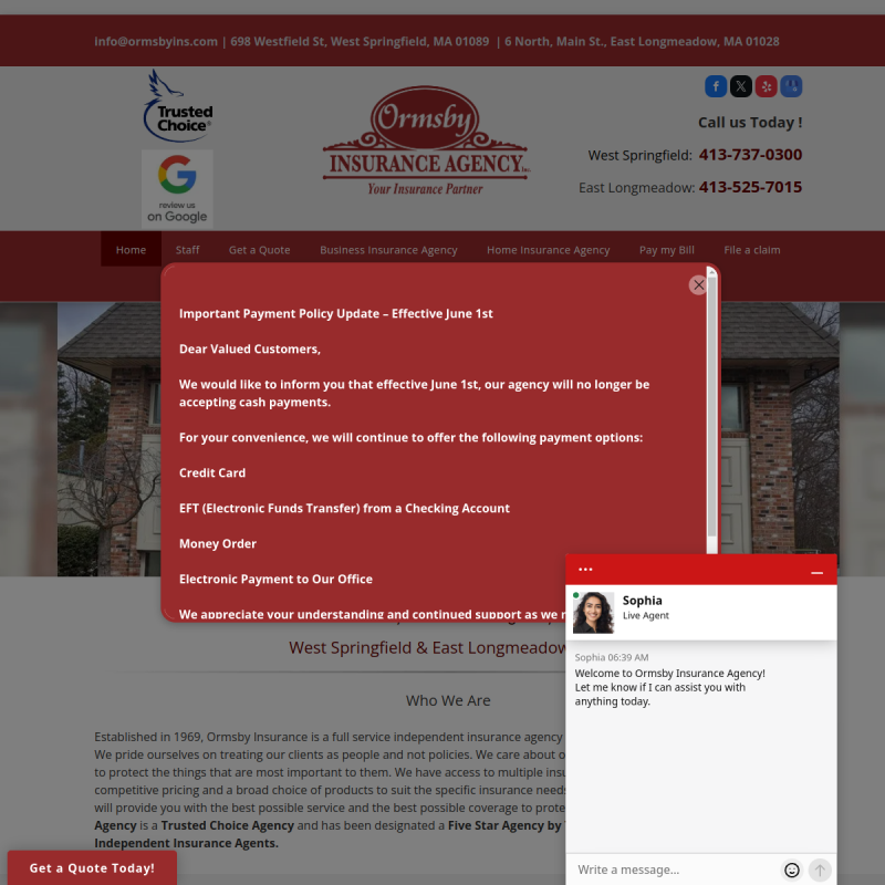 Ormsby Insurance Agency Inc.
