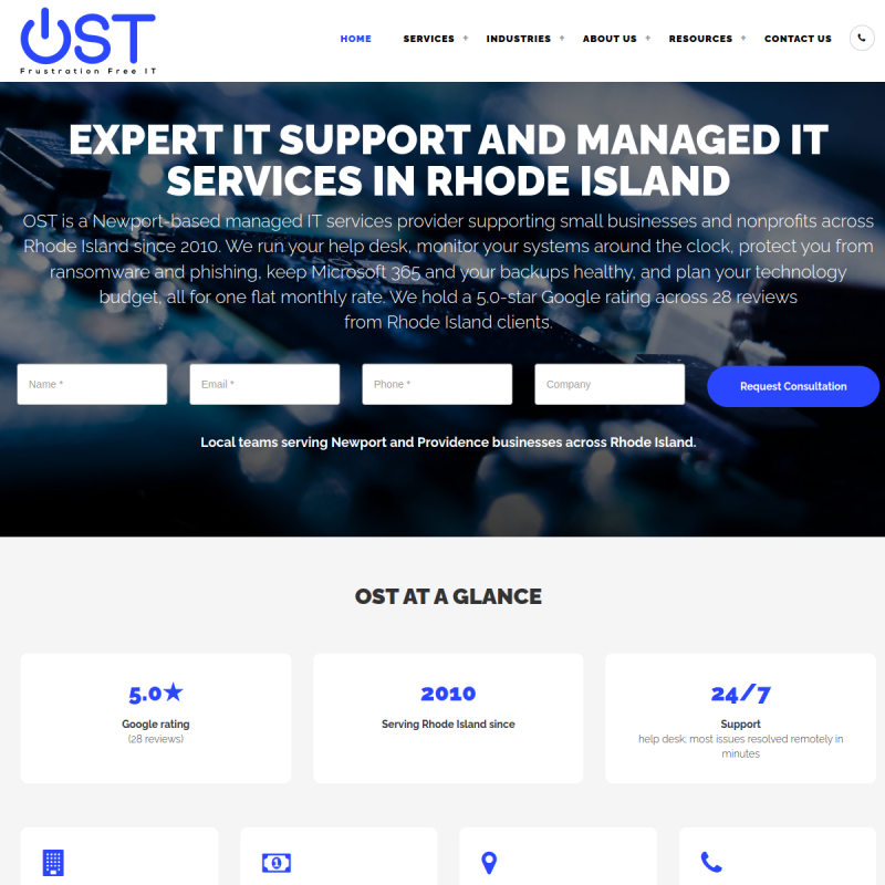 OST - Rhode Island IT Support & Managed IT Services