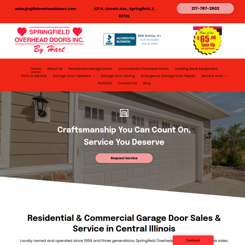 Springfield Overhead Doors By Hart