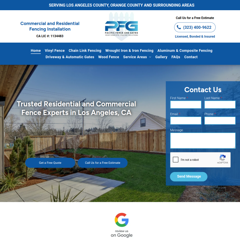 Pacific Fence & Gates