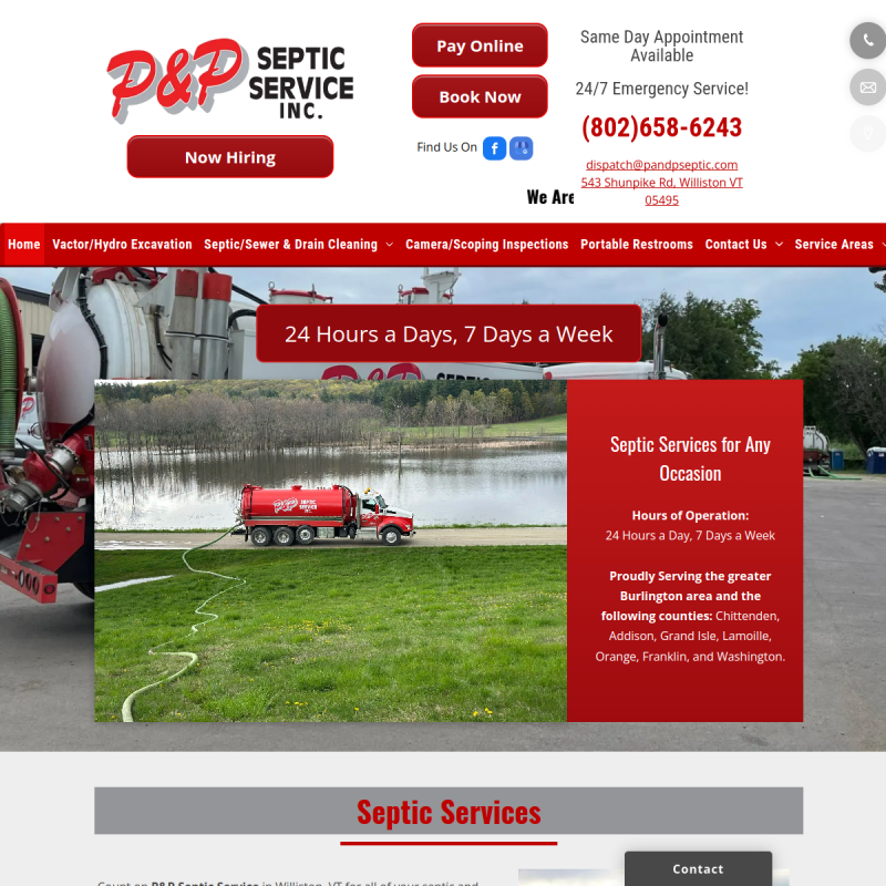P & P Septic Service Inc