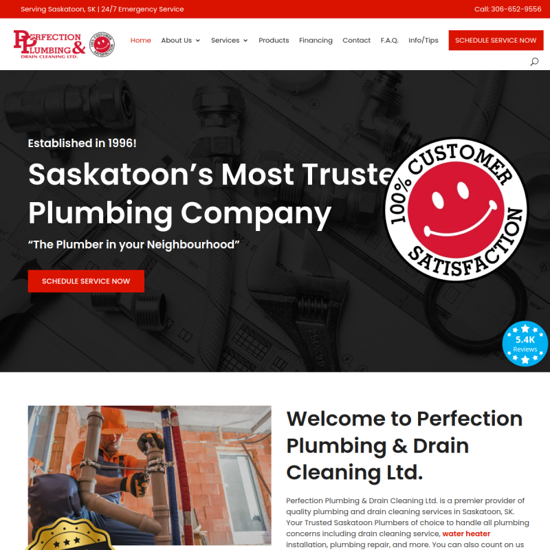 Perfection Plumbing & Drain Cleaning Ltd.