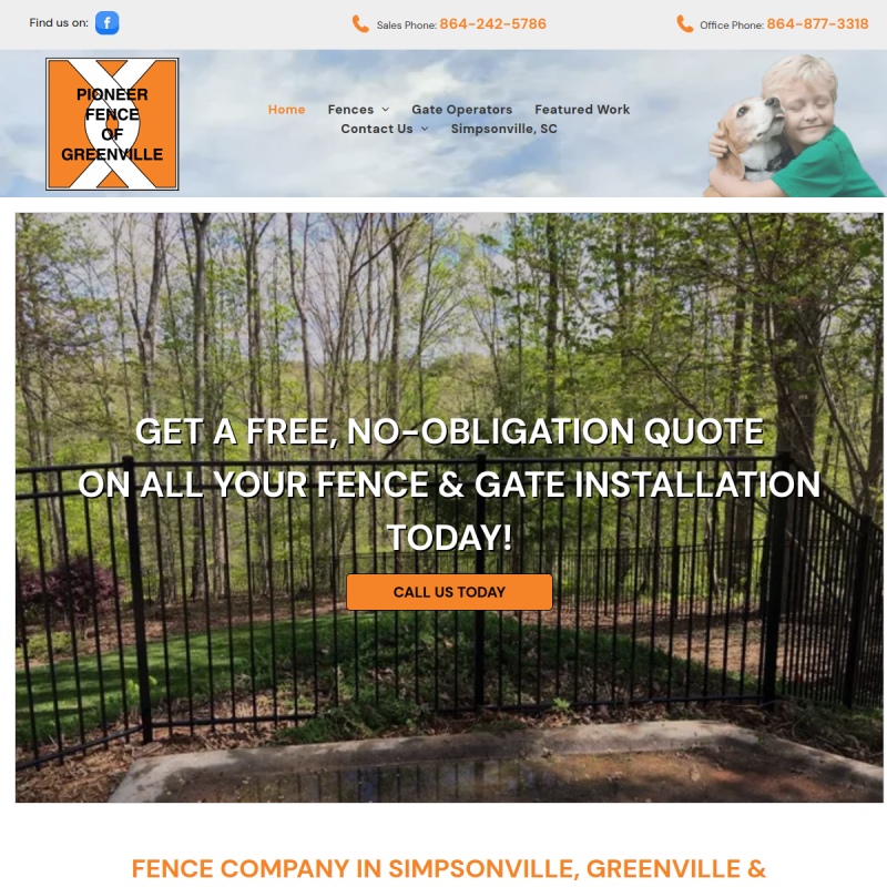 Pioneer Fence of Greenville