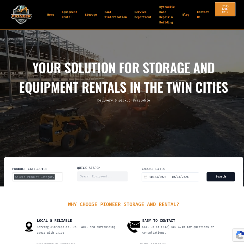 Pioneer Storage & Equipment Rental llc