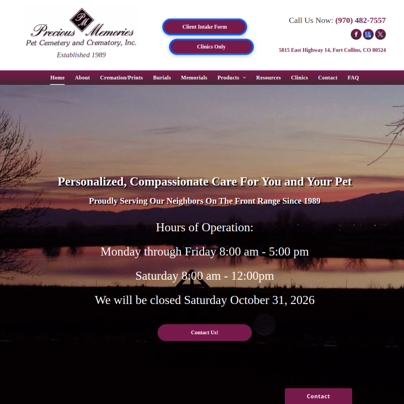 Precious Memories Pet Cemetery And Crematory Inc