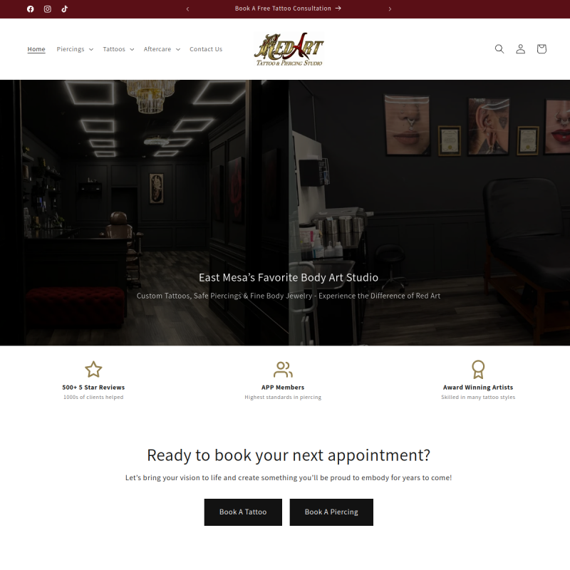 Red Art Tattoo & Piercing Studio