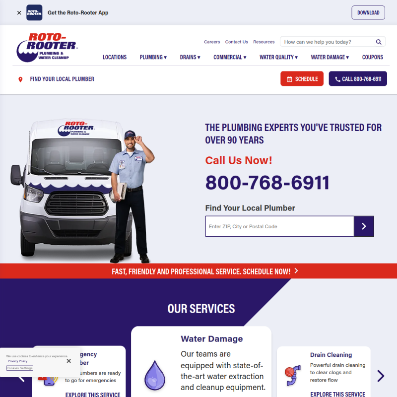 Roto-Rooter Plumbing & Water Cleanup