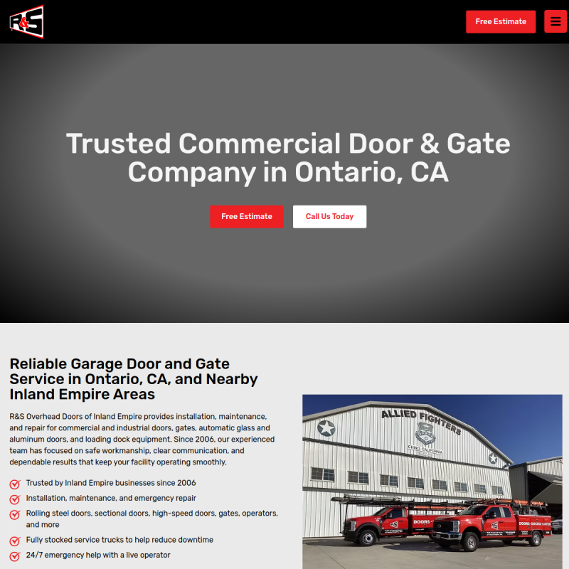 R&S Overhead Doors of Inland Empire inc.