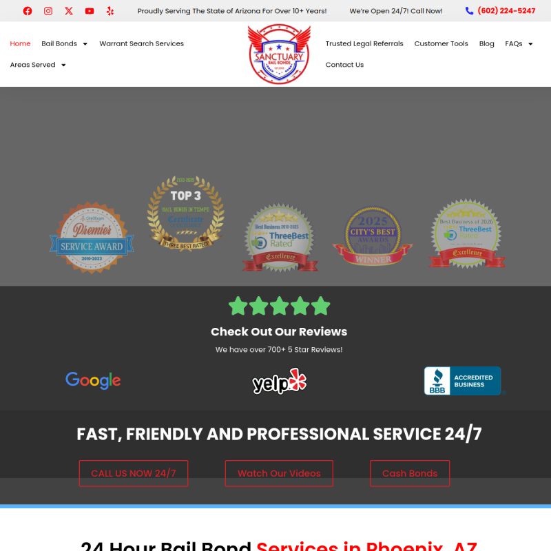Sanctuary Bail Bonds Phoenix