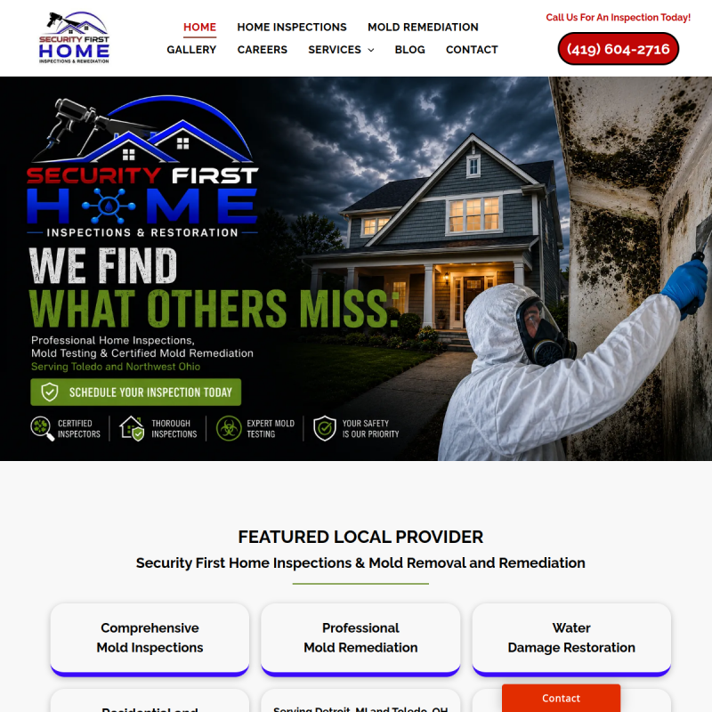 Security First Home Inspections & Remediation