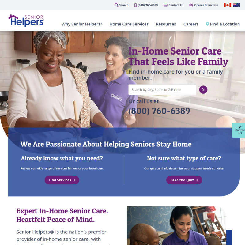 Call Senior Helpers Napa If You Are Searching For A Home Health Care in Napa CA