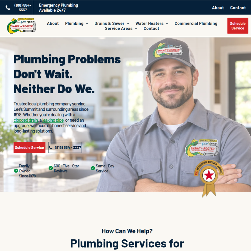 Snake 'n' Rooter Plumbing Company