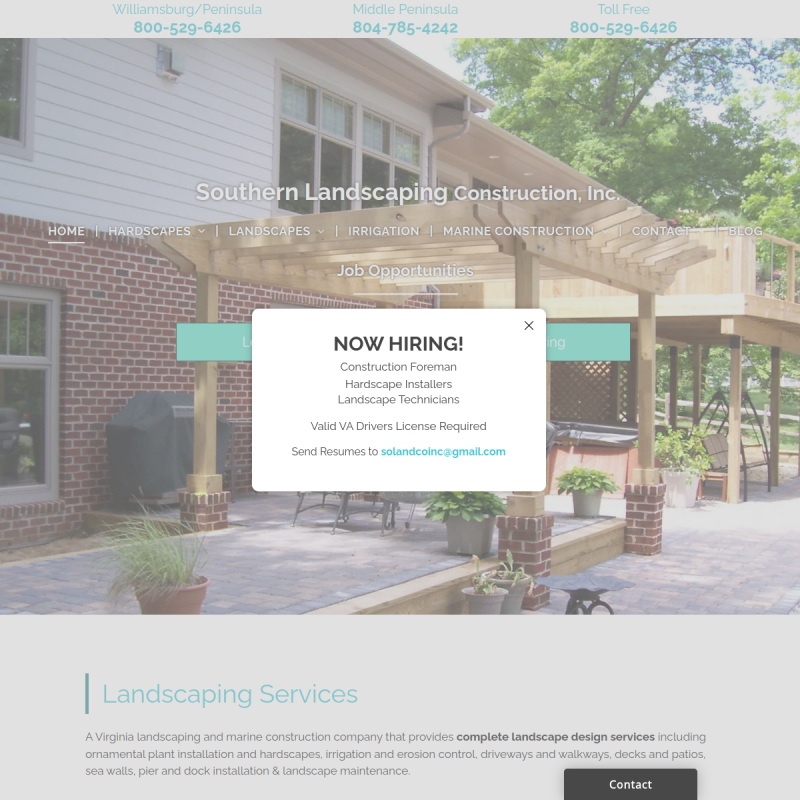 Southern Landscaping & Construction, Inc.