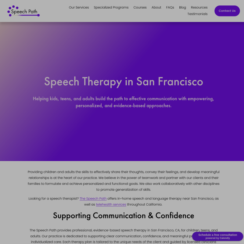 The Speech Path Speech and Language Therapy Inc.