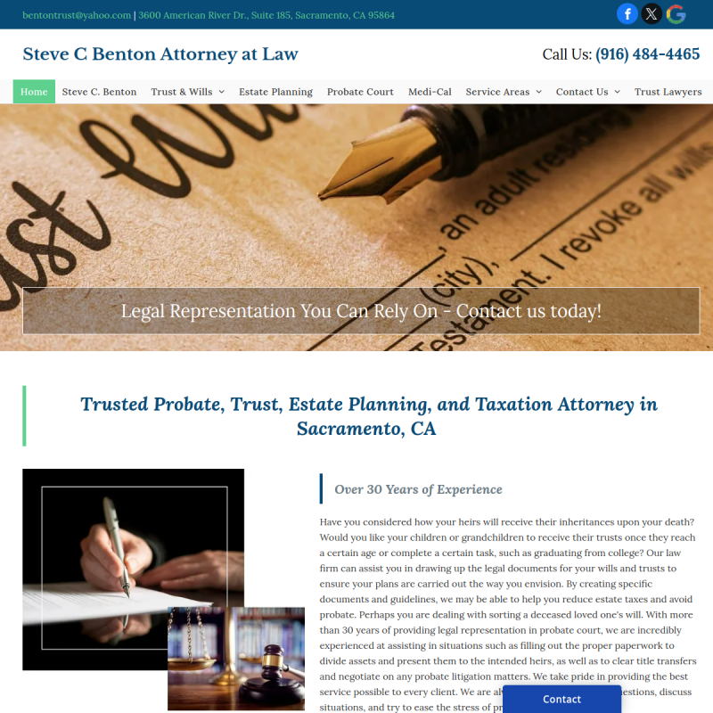 Steve C Benton Attorney At Law