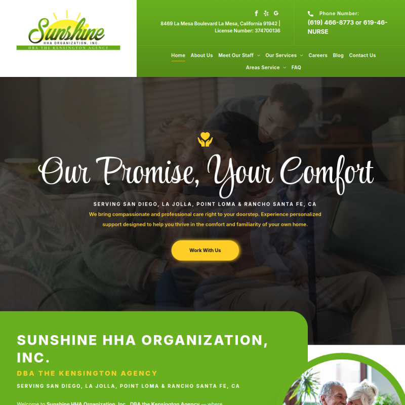 Sunshine HHA Organization, Inc.