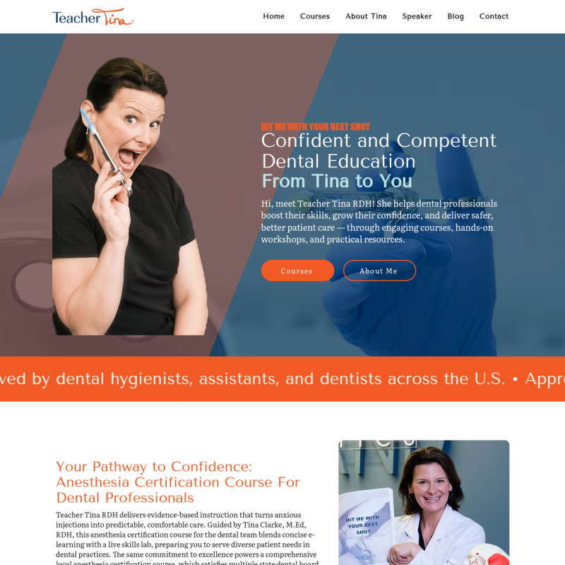 Teacher Tina RDH