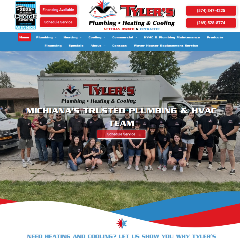 Tyler's Plumbing Heating & Cooling