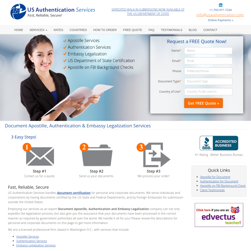 US Authentication Services