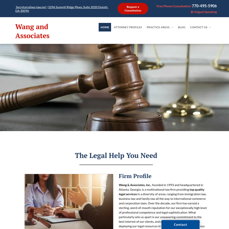 Wang and Associates, P.C.