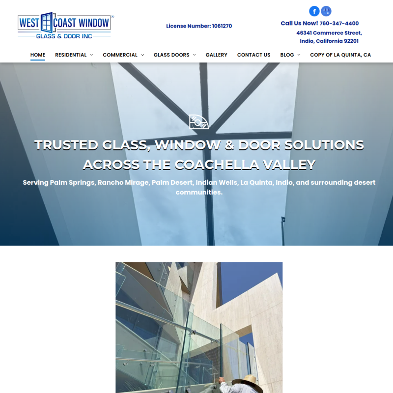 West Coast Window Glass and Door Inc.