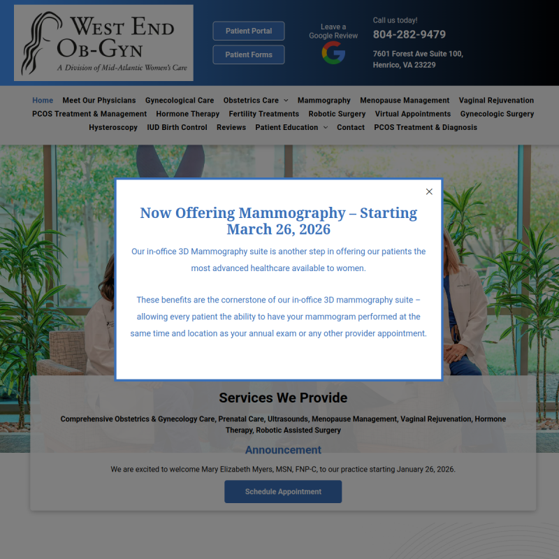 West End Obstetrics & Gynecology