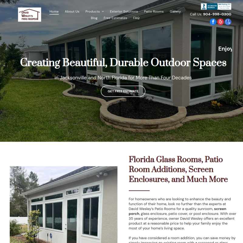 David Wesley's Patio Rooms Inc