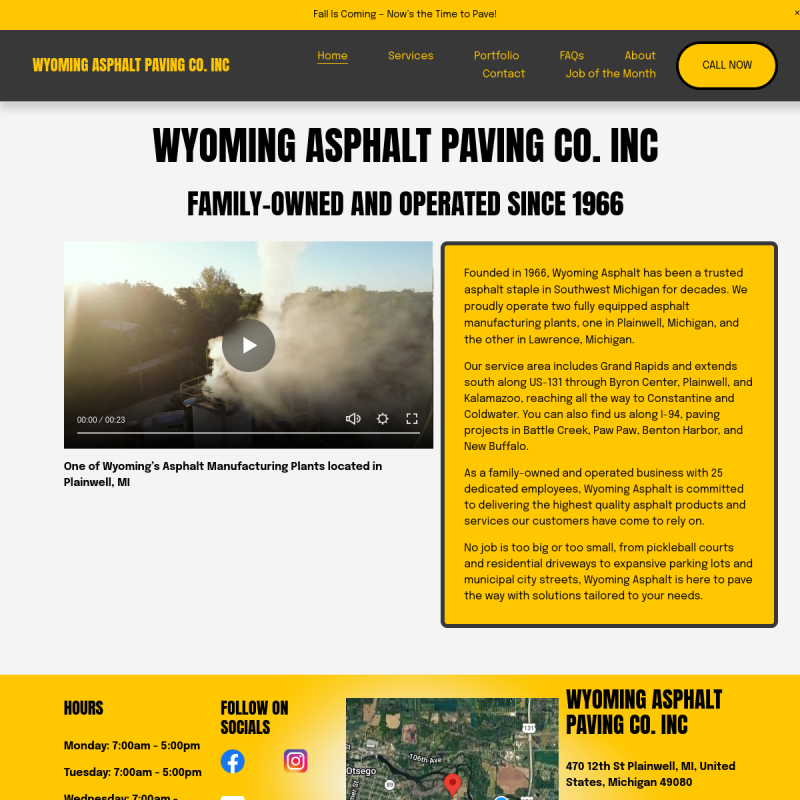 Wyoming Asphalt Paving Co Inc