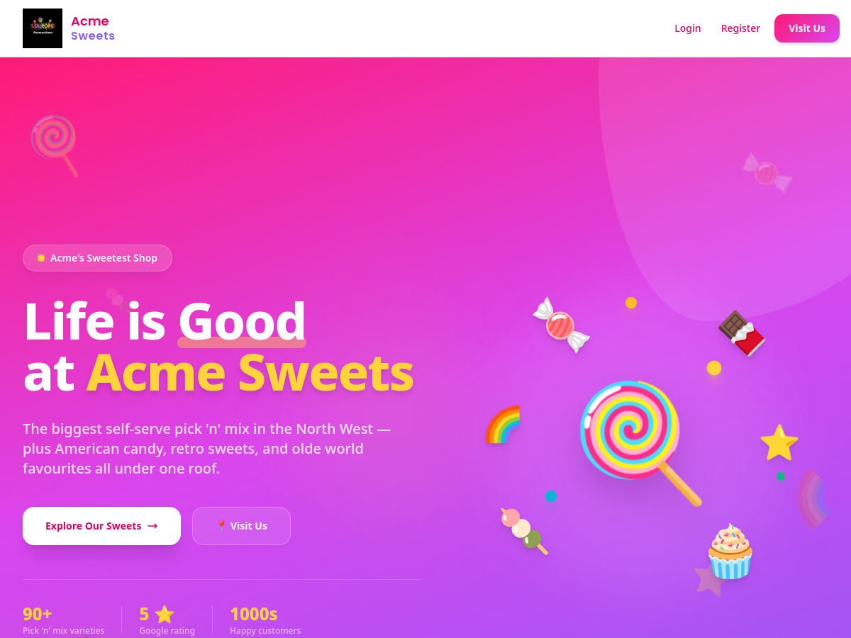 Sweet Retailer