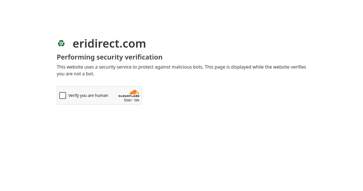 ERI (Electronic Recyclers International) homepage screenshot