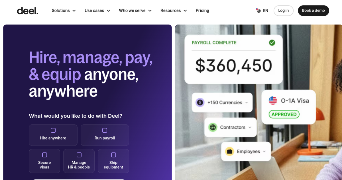 Deel IT (Hofy) homepage screenshot