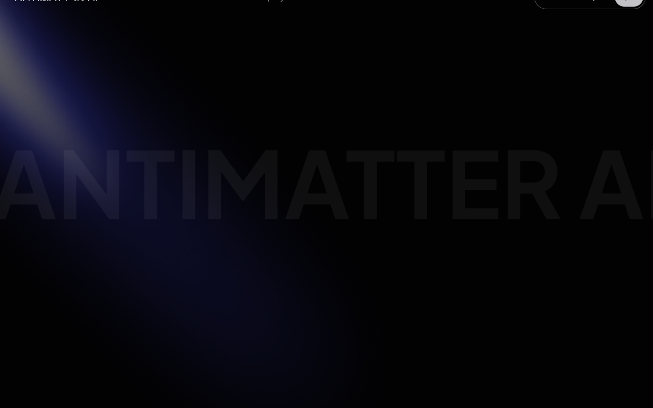 Antimatter AI desktop screenshot