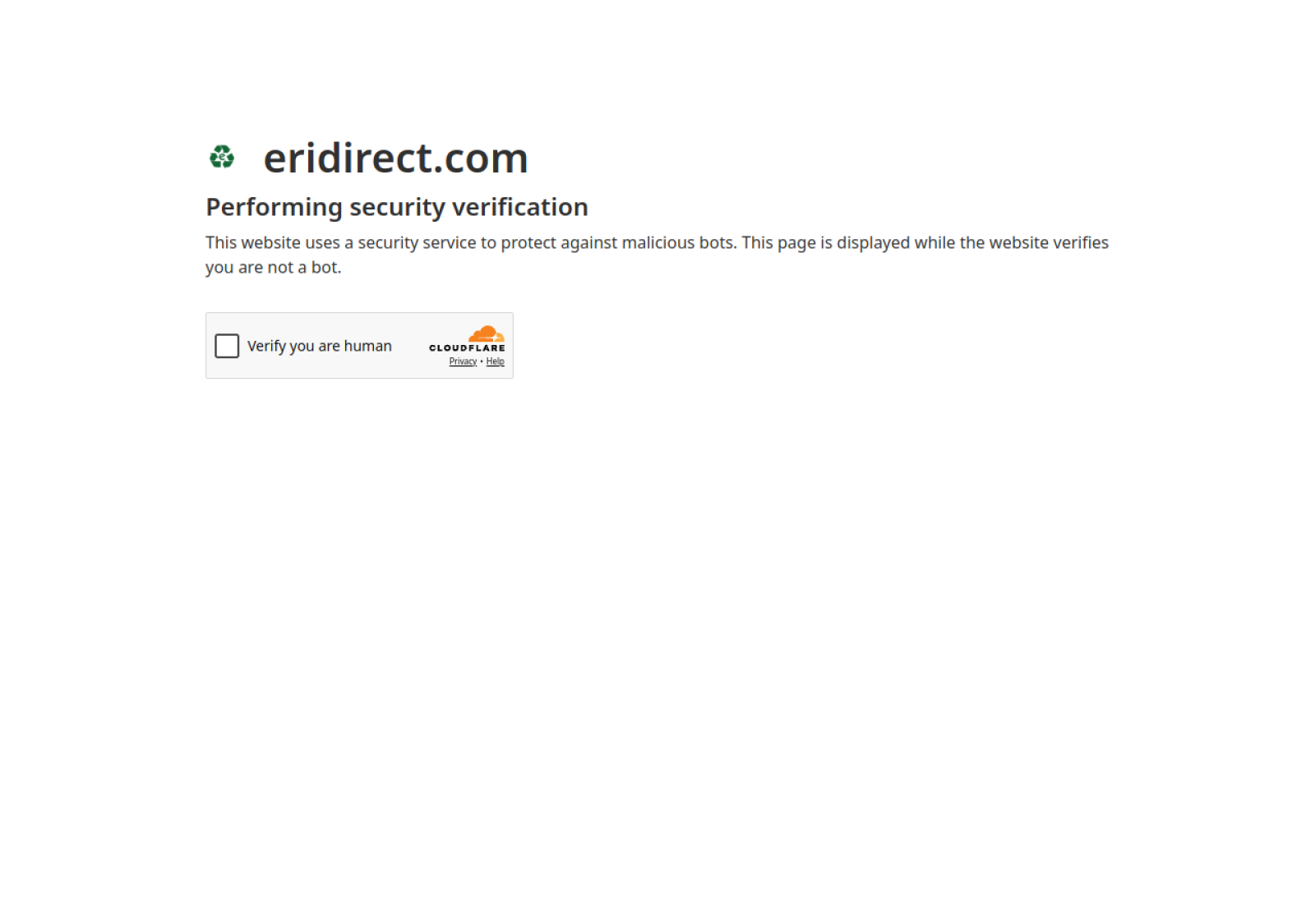 ERI (Electronic Recyclers International) homepage screenshot