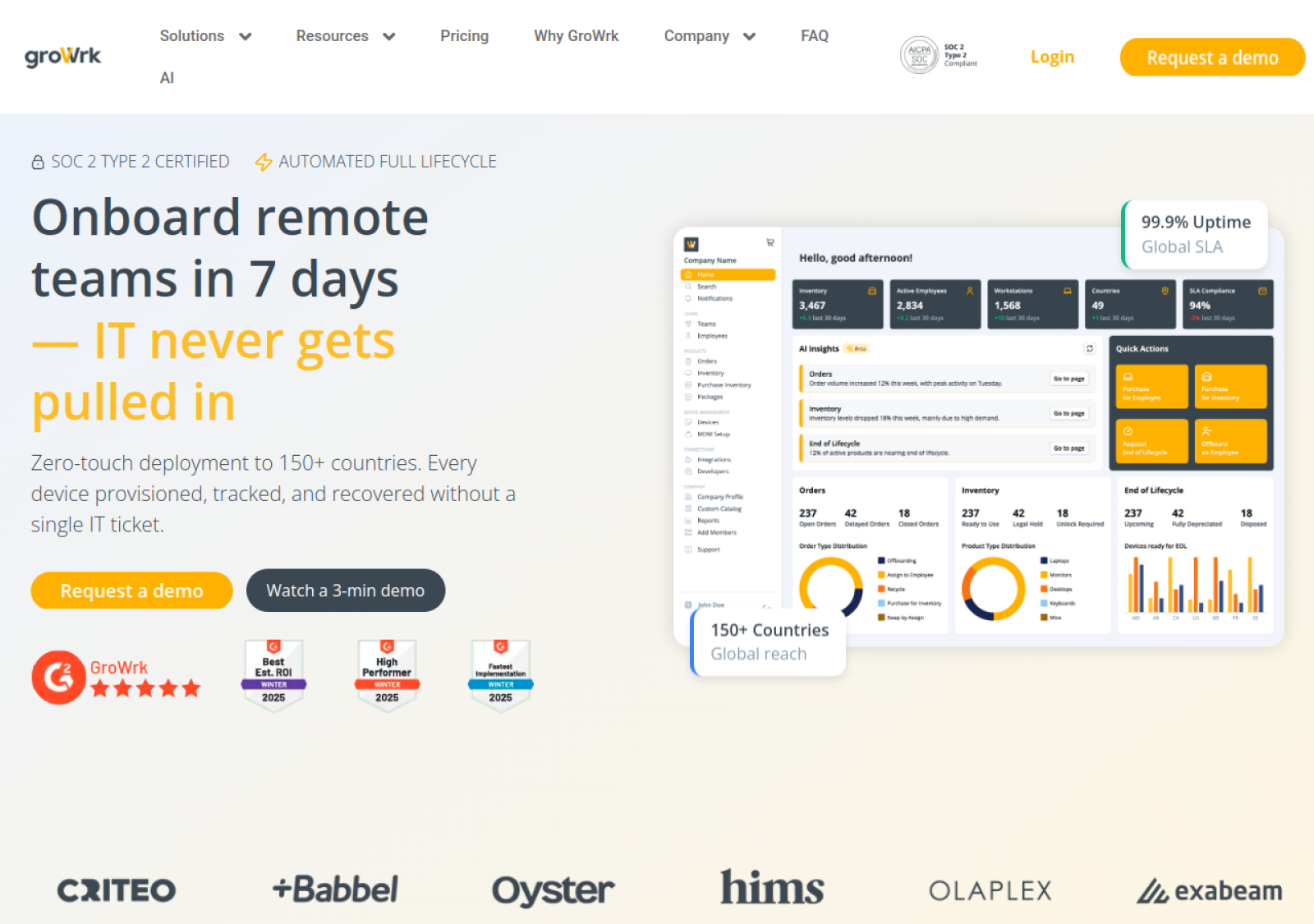 GroWrk homepage screenshot