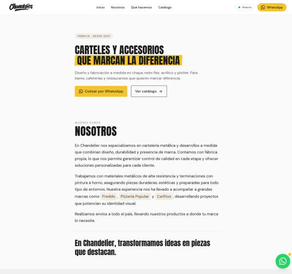 Captura de Chandelier Factory