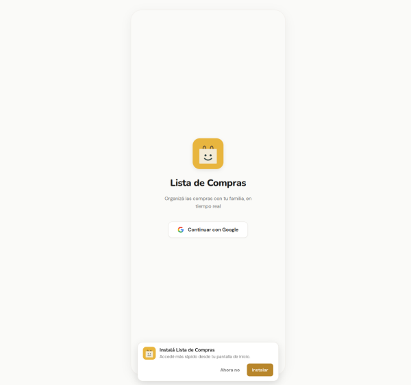 Captura de Lista de Compras