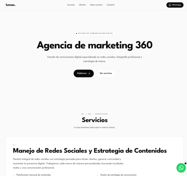 Captura de Lumas Estudio