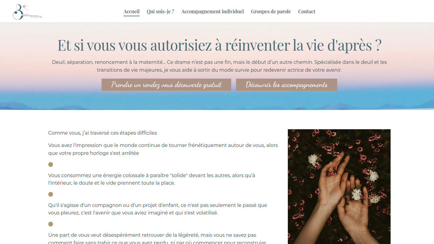 Aperçu du site Bientôt l'Aurore